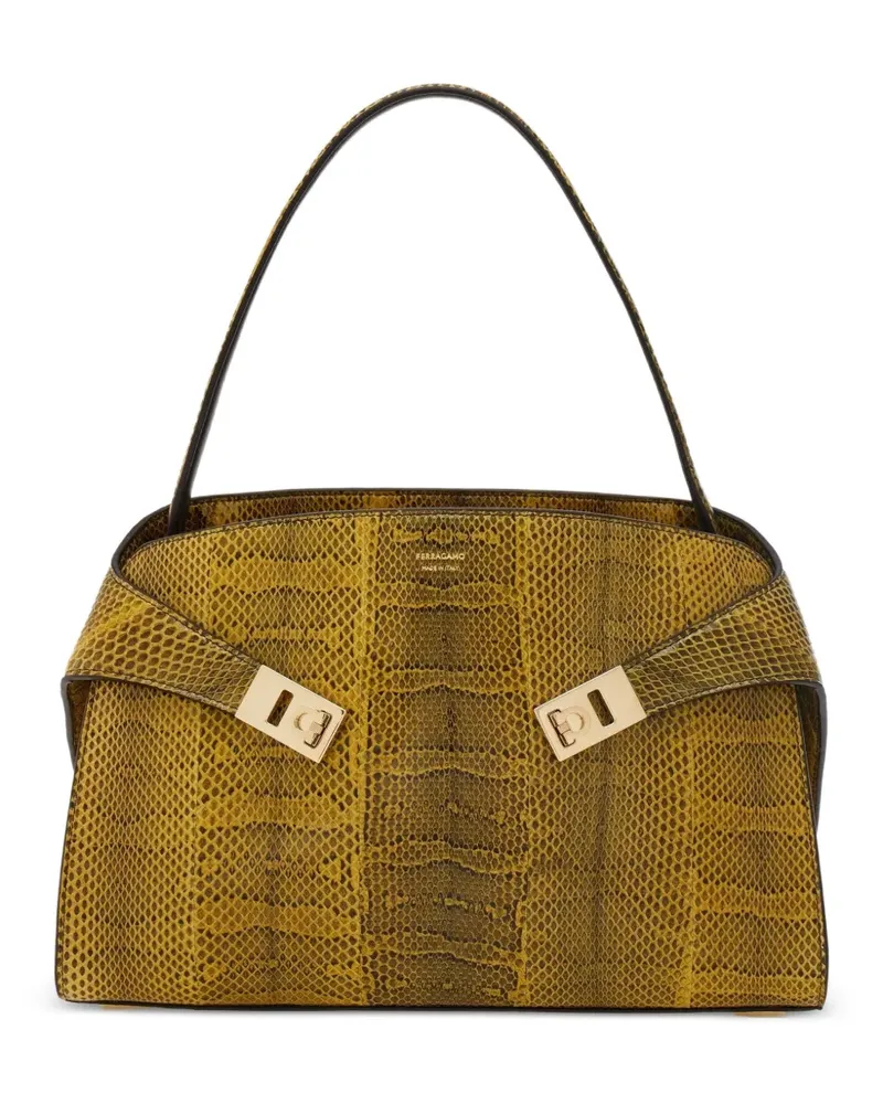 Ferragamo Hug Schultertasche - Gelb Gelb