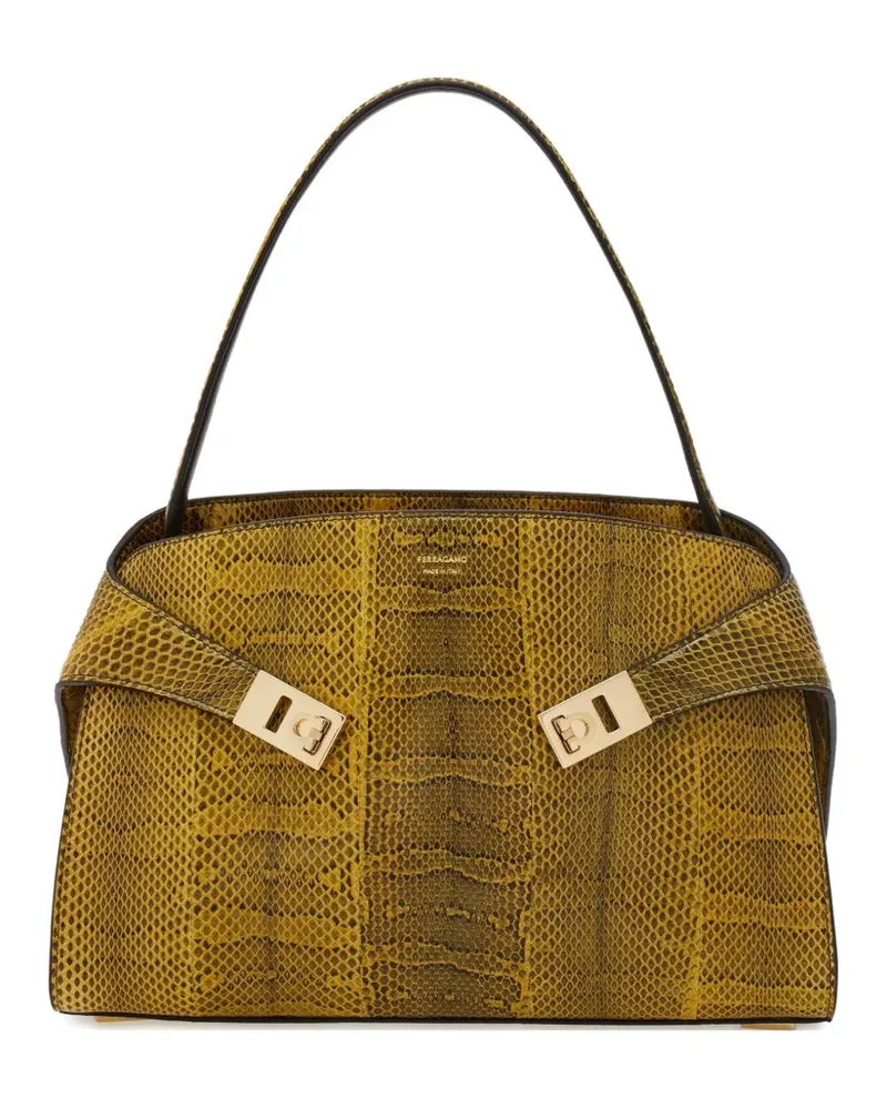 Ferragamo Hug Schultertasche - Gelb Gelb