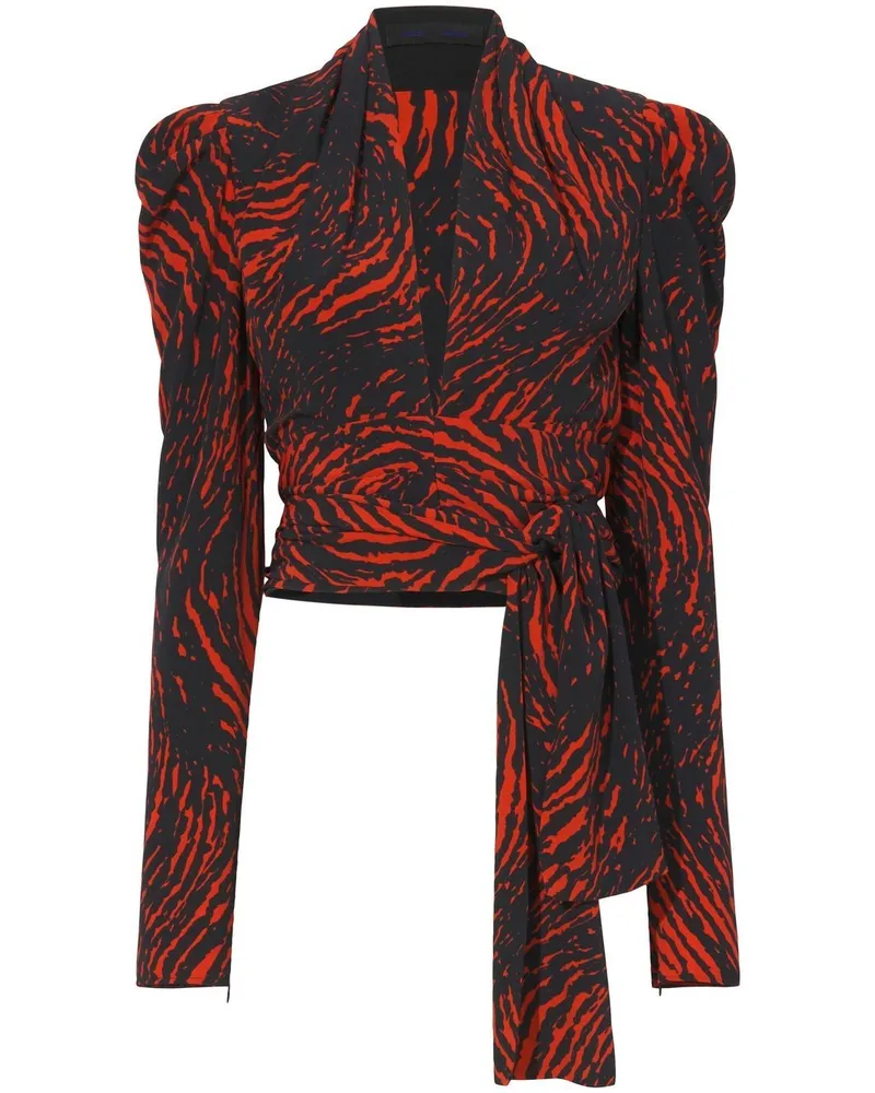 Proenza Schouler Bluse mit Print - Braun Braun