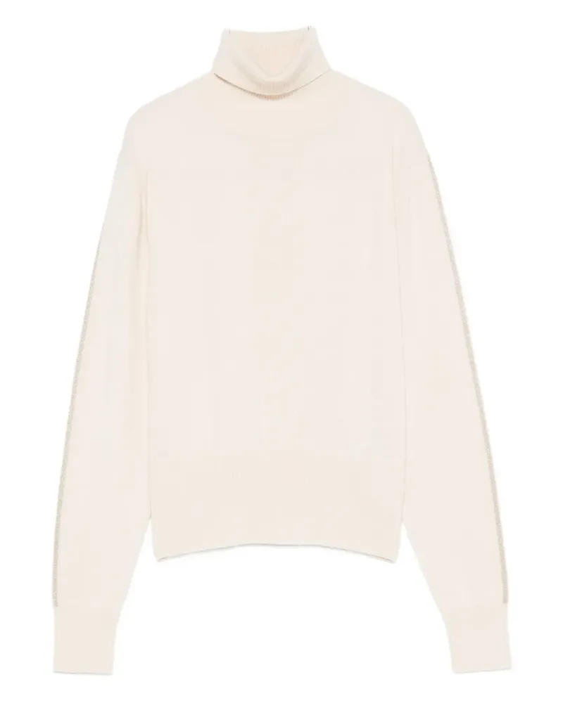 Patrizia Pepe Pullover mit Rollkragen - Weiß Weiß