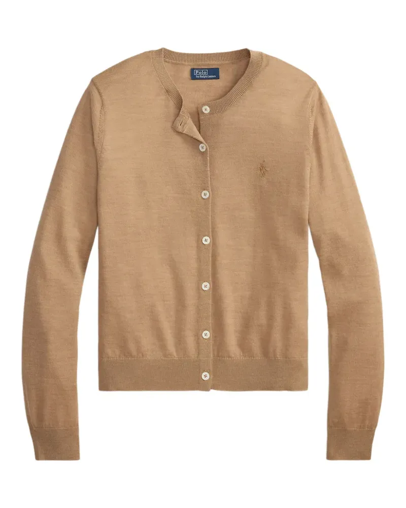 Ralph Lauren Cardigan mit Logo-Stickerei - Nude Nude