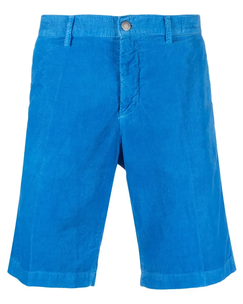 Massimo Alba Bermudas aus Cord - Blau Blau