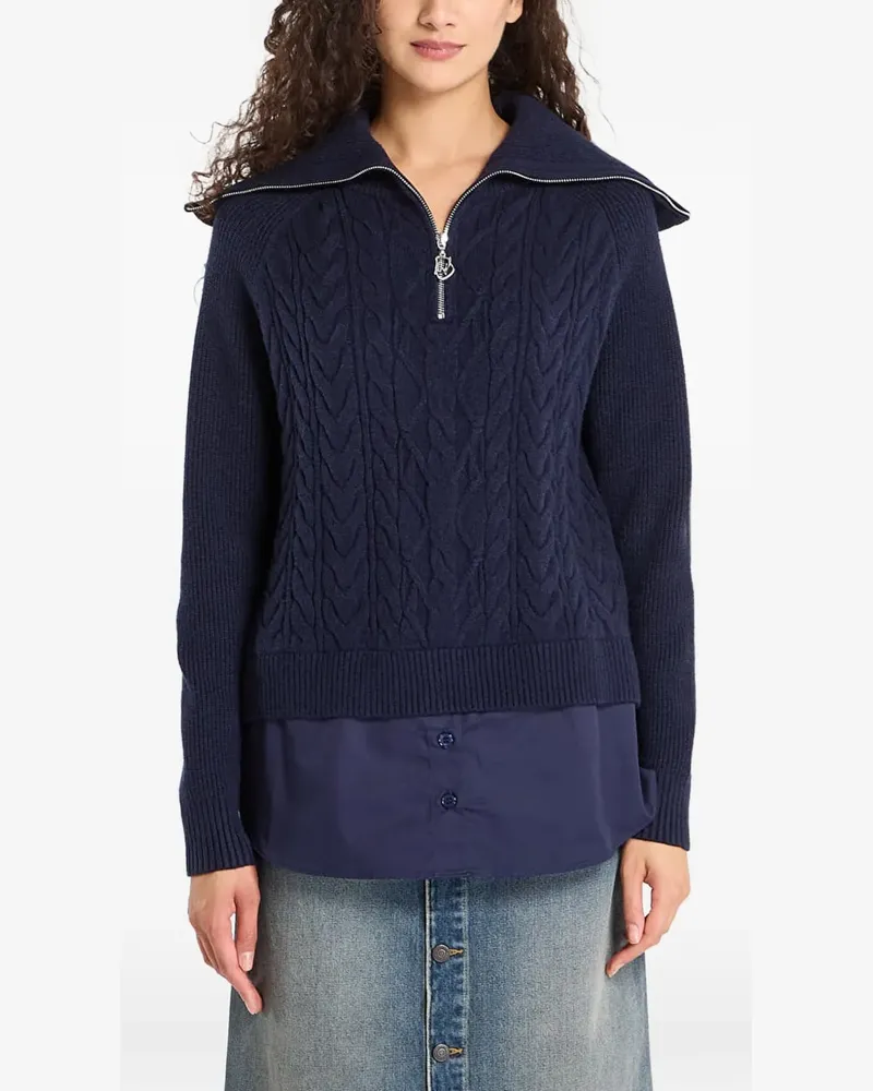 Desigual cable-knit sweater - Blau Blau
