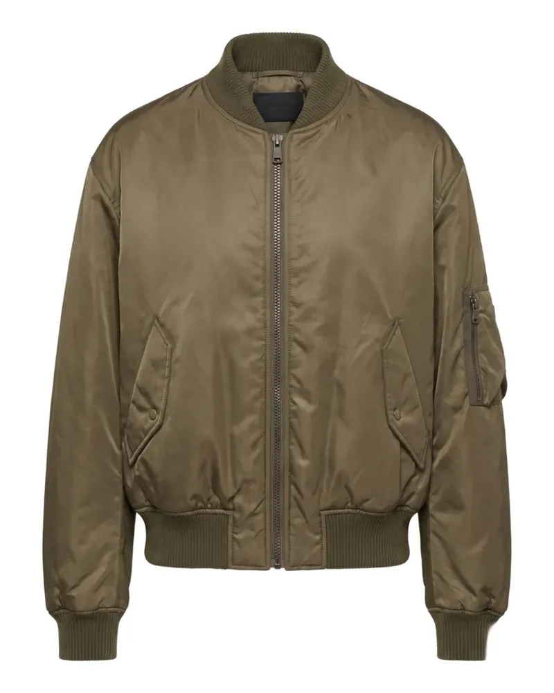 Prada zip-up bomber jacket - Grün Grün