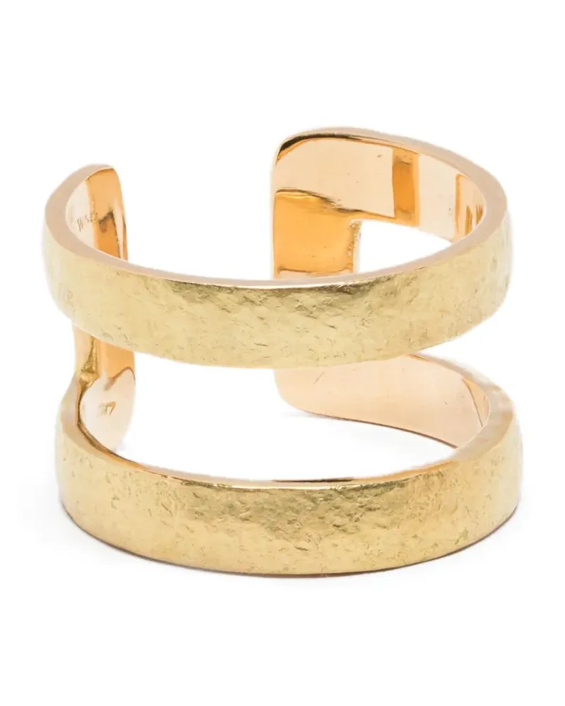 Wouters & Hendrix 18kt yellow gold double-band ring Gold