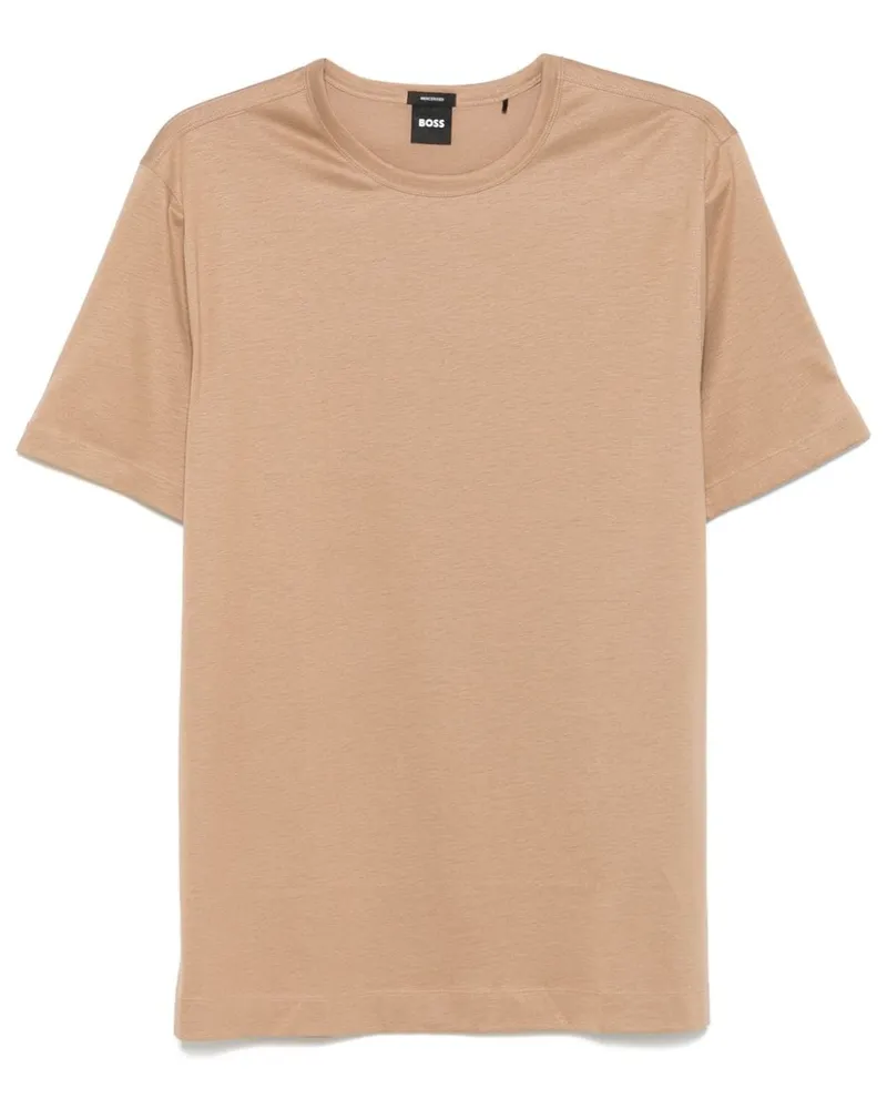 HUGO BOSS T-Shirt aus Jersey - Braun Braun