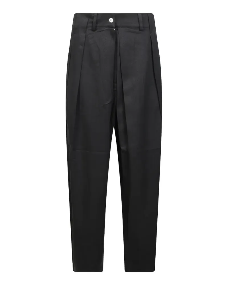 Entire Studios Lee pleated trousers - Schwarz Schwarz