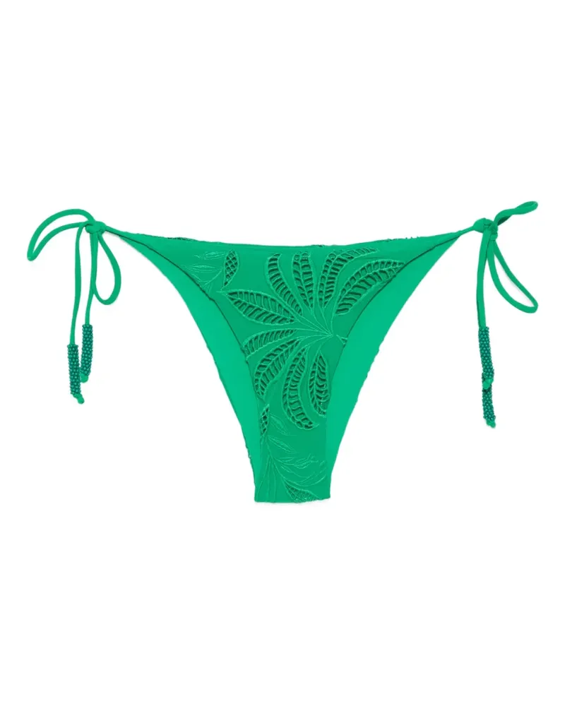 FARM Rio beaded cut-out bikini bottoms - Grün Grün