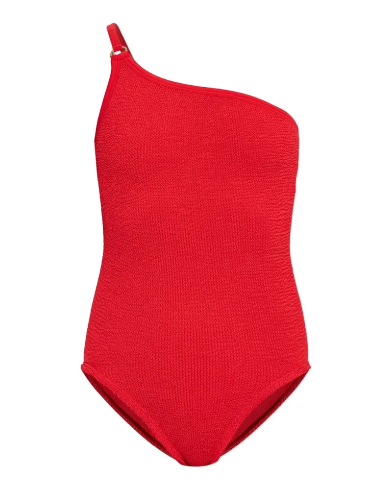 Hunza G Clara crinkle-effect swimsuit - Rot Rot