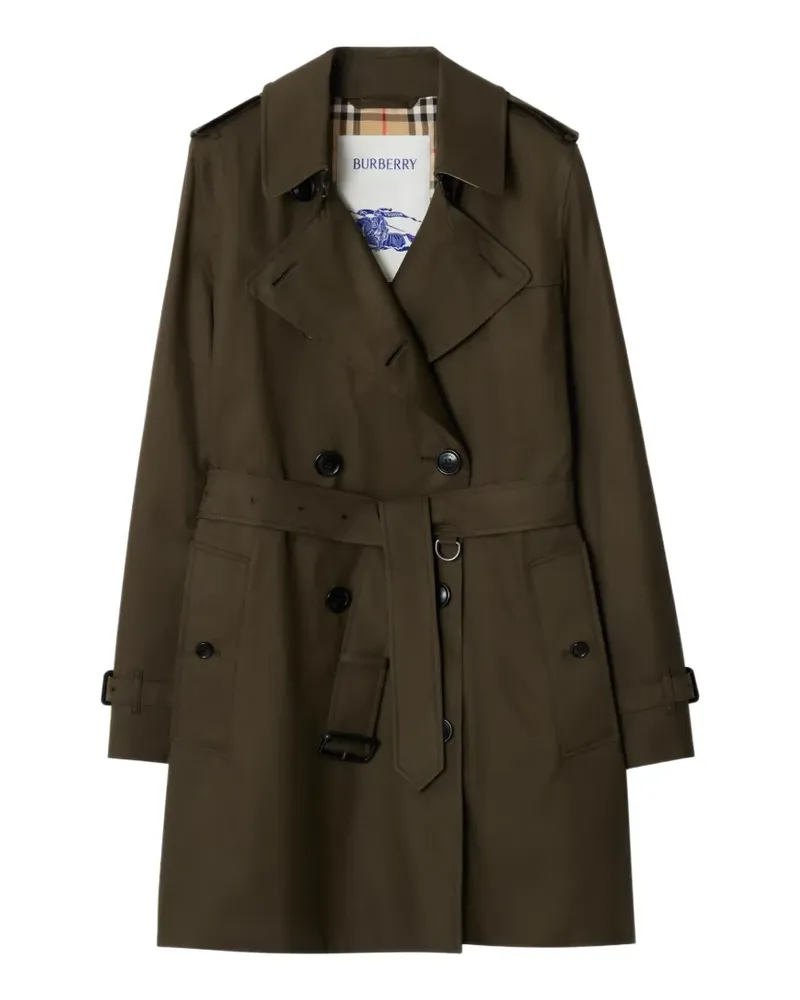Burberry double-breasted trench coat - Grün Grün