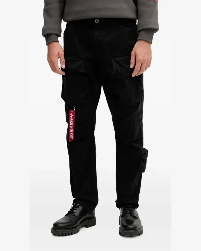 Alpha Industries Tactical Hose mit Cargotaschen - Schwarz Schwarz