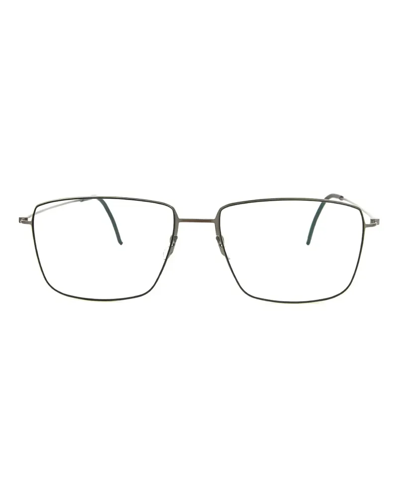 Lindberg 5508 rectangle-frame glasses - Grau Grau