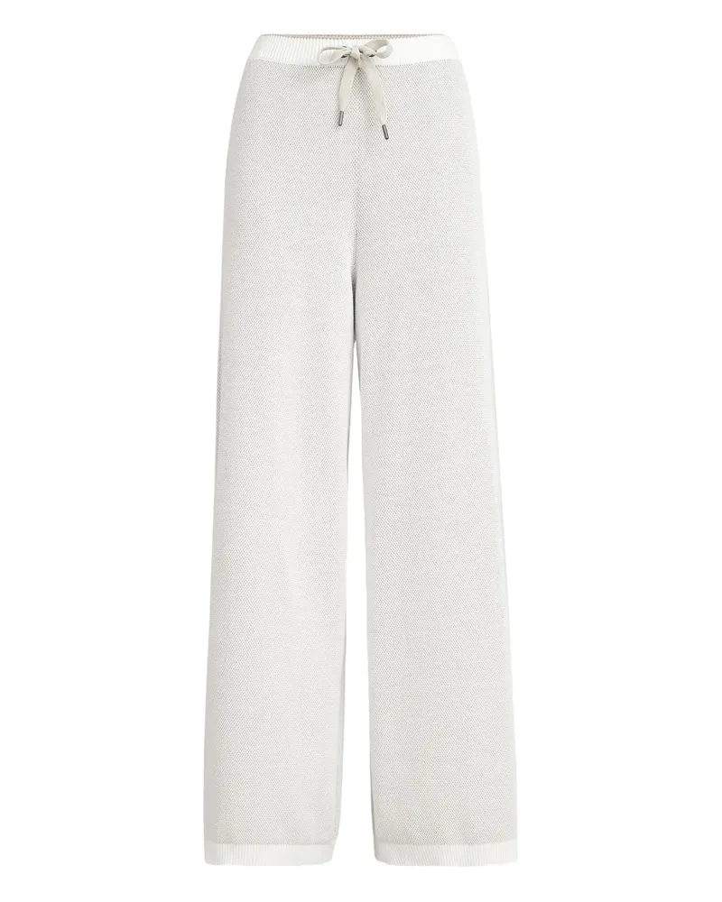 Brunello Cucinelli drawstring palazzo pants - Nude Nude