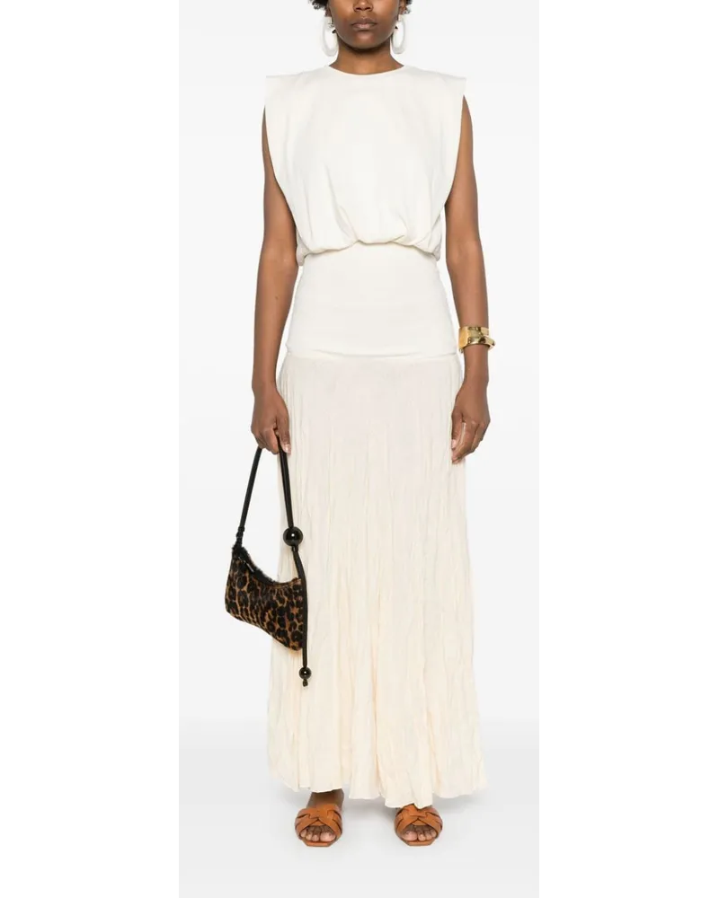 Johanna Ortiz Geripptes Tanktop - Nude Nude