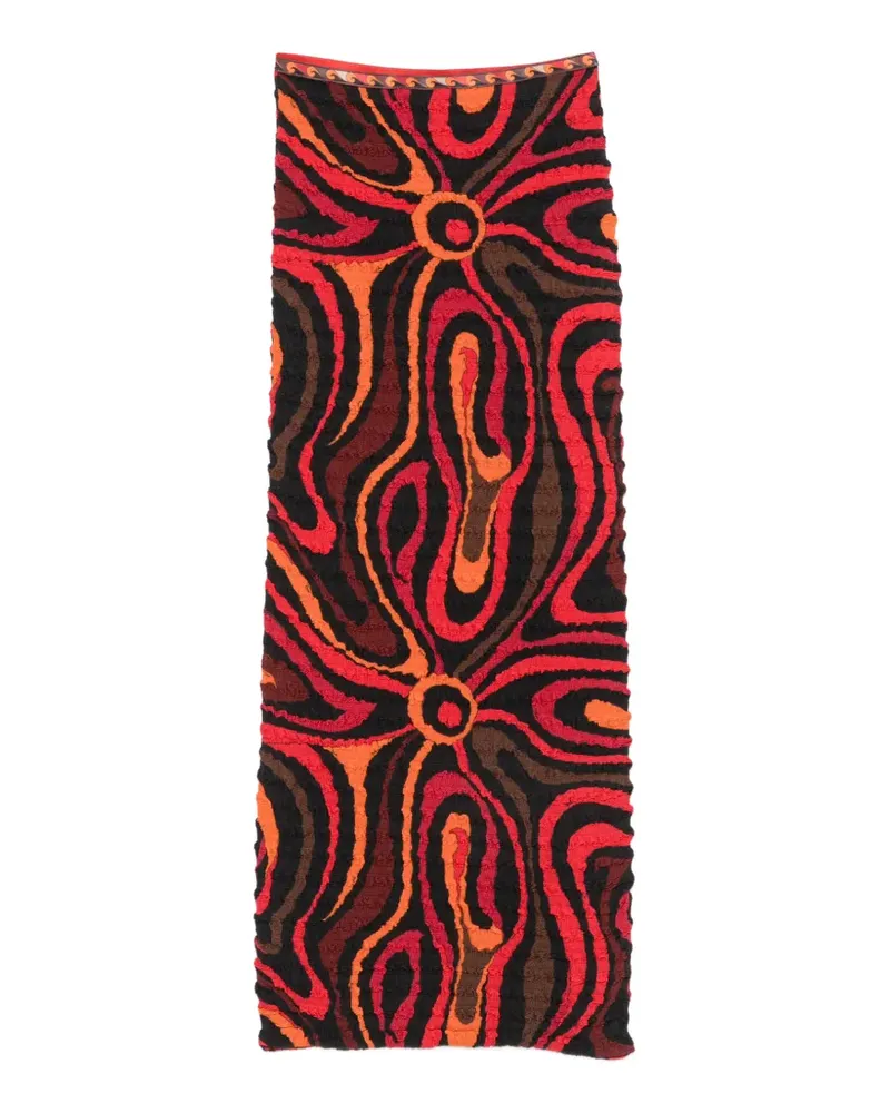 Emilio Pucci puckered-texture maxi skirt - Schwarz Schwarz
