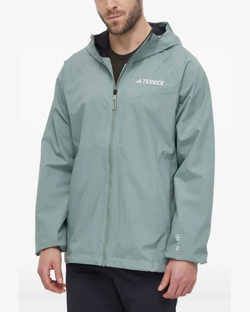 adidas Regenjacke mit Kapuze - Grün Grün