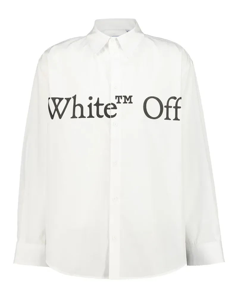 OFF-WHITE Bookish T-Shirt mit Logo-Print - Weiß Weiß