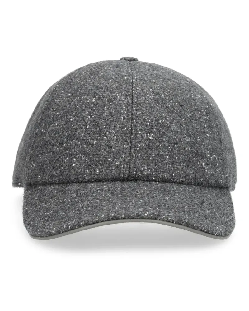 Eleventy Baseballkappe mit Flecken - Grau Grau