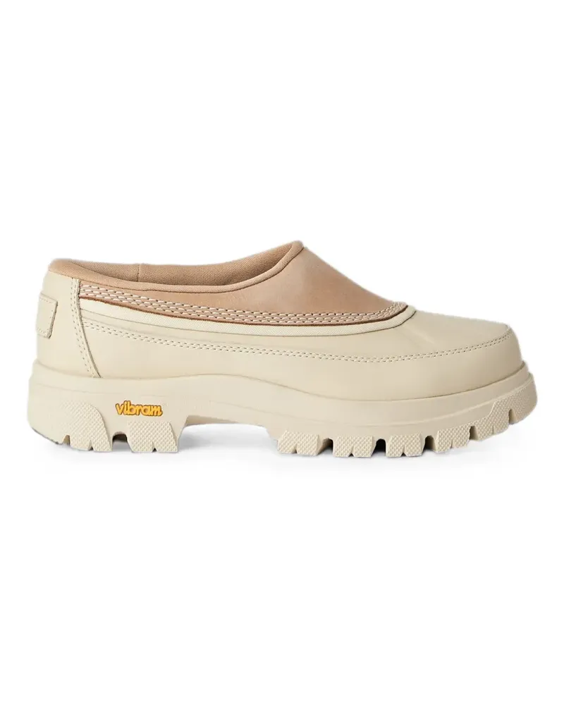 Sorel stitched-detail leather loafers - Nude Nude