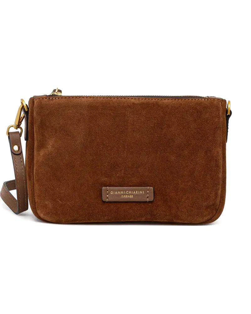 Gianni Chiarini Kleine Nora Clutch aus Wildleder - Braun Braun