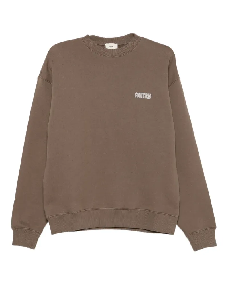 AUTRY Sweatshirt mit Logo-Print - Braun Braun