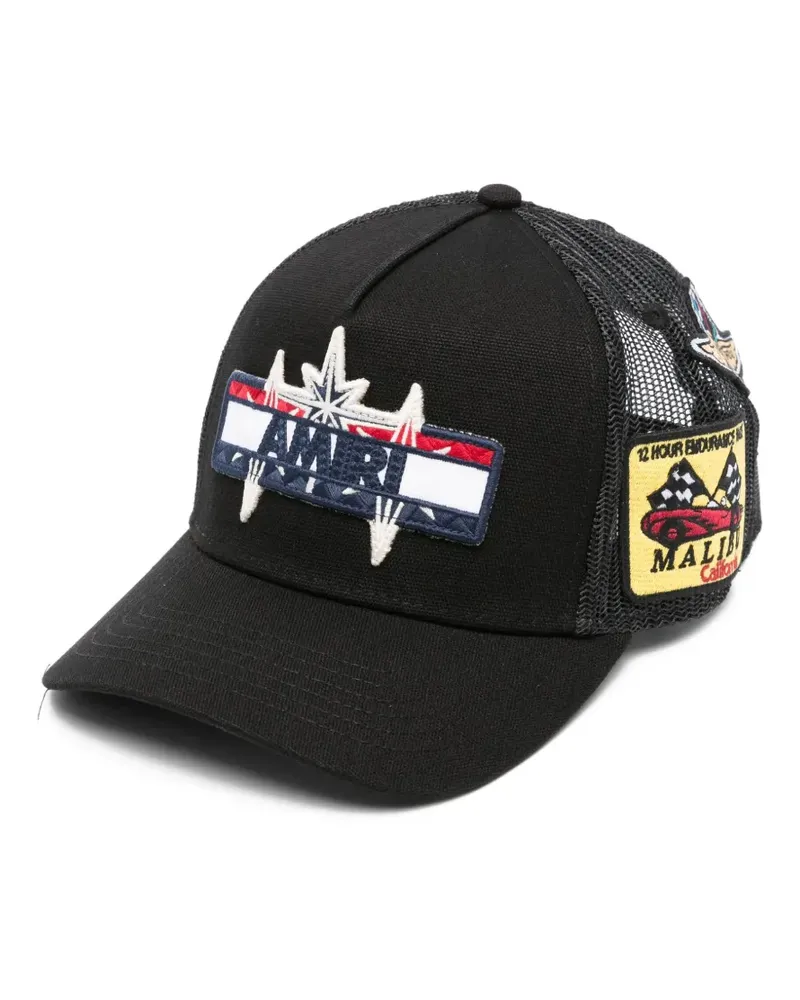 Amiri Baseballkappe mit Logo-Patch - Schwarz Schwarz