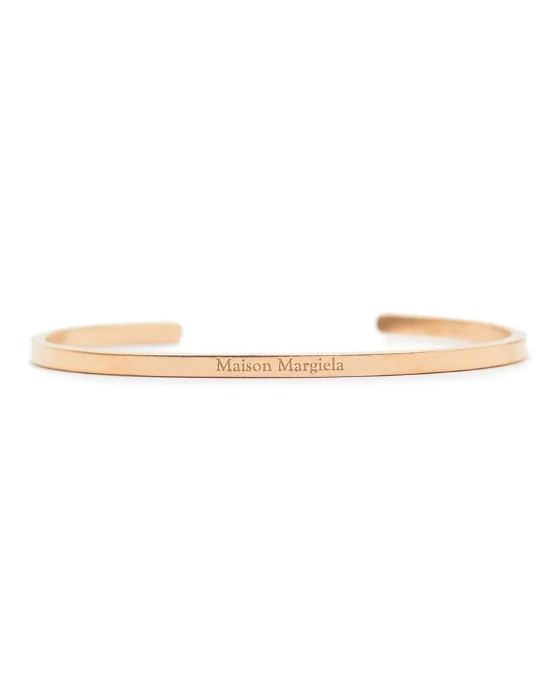 Maison Margiela Armspange mit Logo-Gravur - Gold Gold