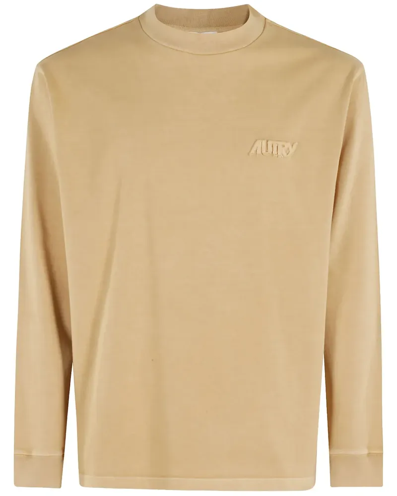 AUTRY T-Shirt mit Logo-Applikation - Nude Nude