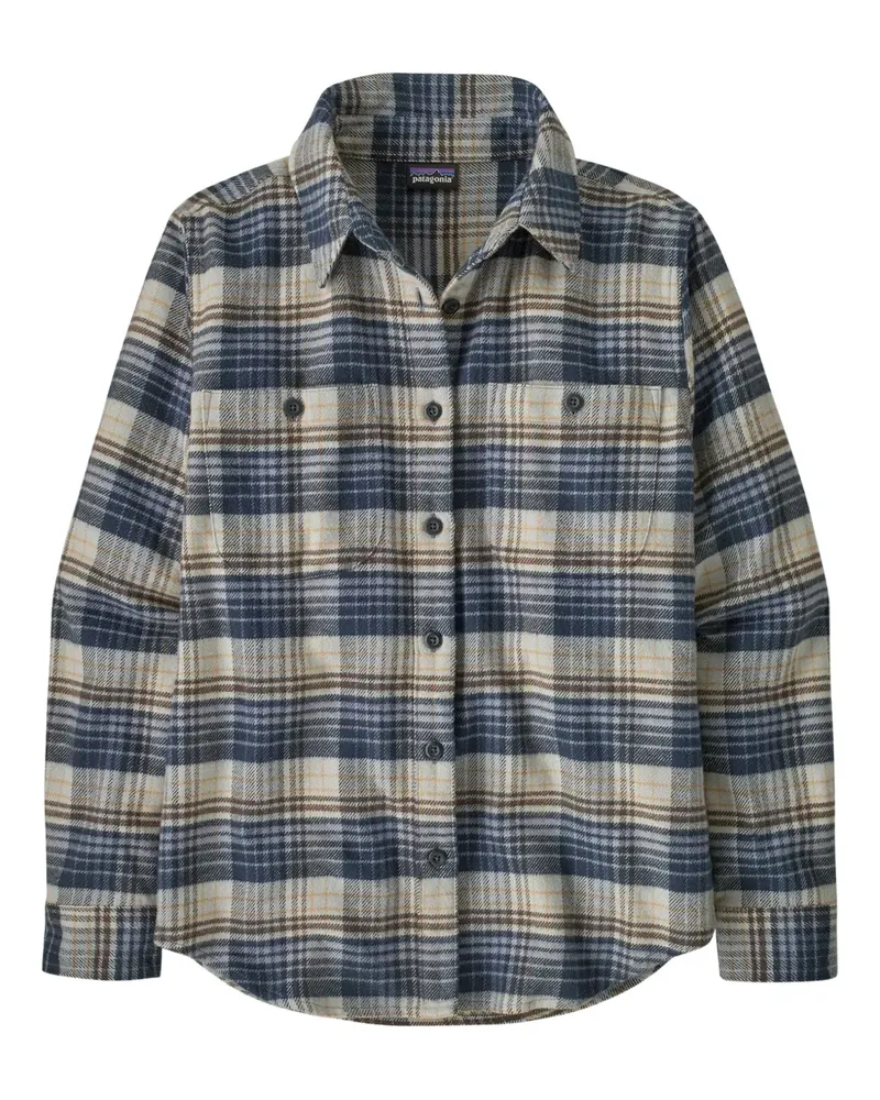 Patagonia x Fjord plaid pocket shirt - Blau Blau
