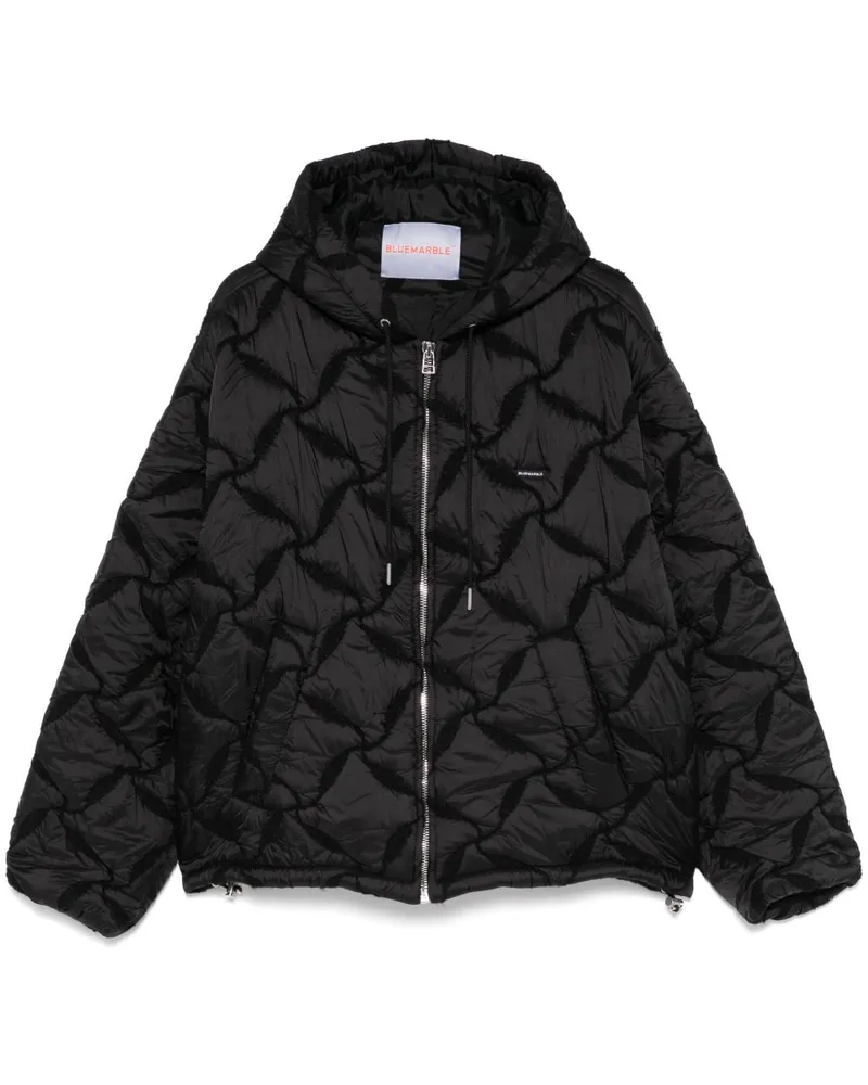 BLUEMARBLE Bomberjacke mit Kapuze - Schwarz Schwarz