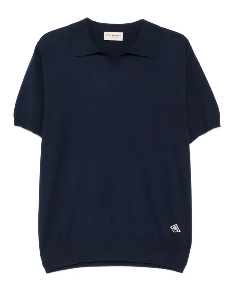 Roy Roger's short-sleeve polo shirt - Blau Blau