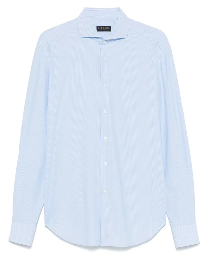 Dell'oglio Gestreiftes Hemd - Blau Blau