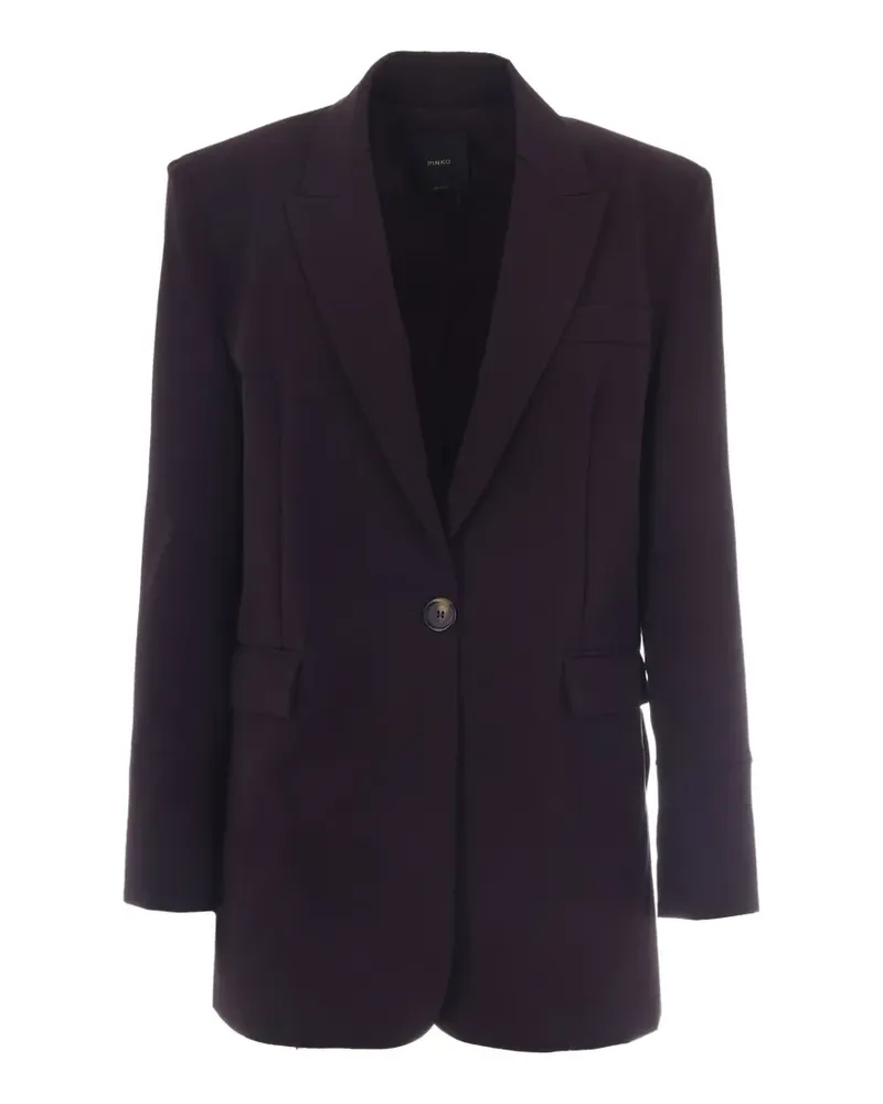 Pinko single-breasted notched-lapels blazer - Violett Violett