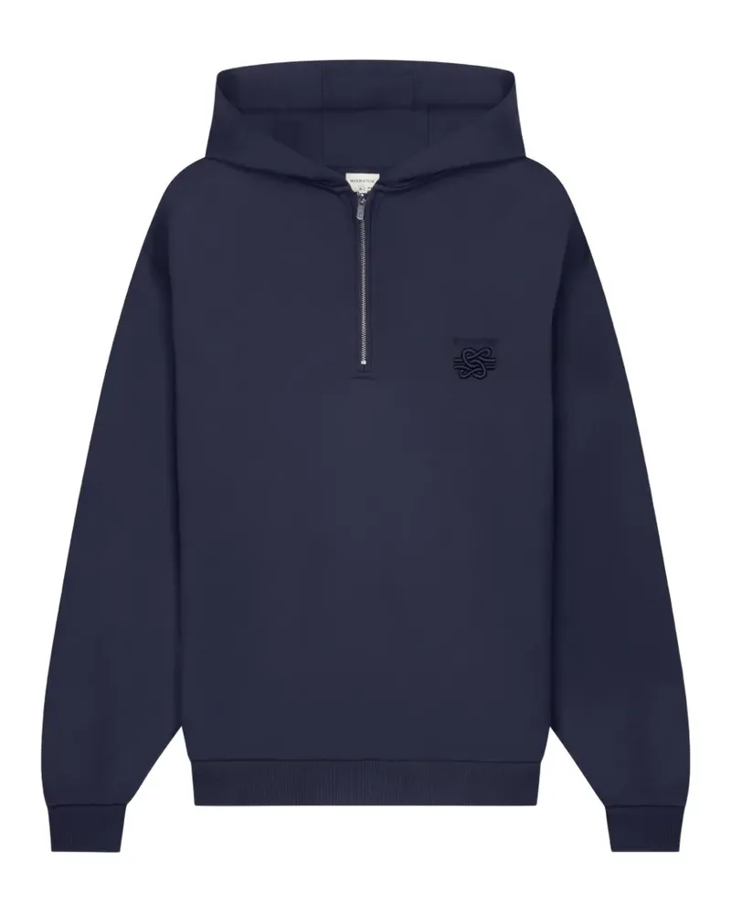 Filling Pieces Hoodie mit Reißverschluss - Blau Blau