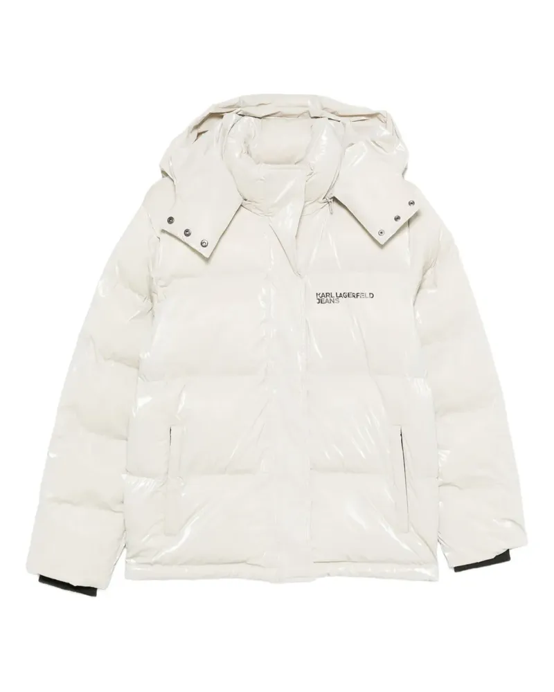 Karl Lagerfeld Pearlized Jacke - Nude Nude