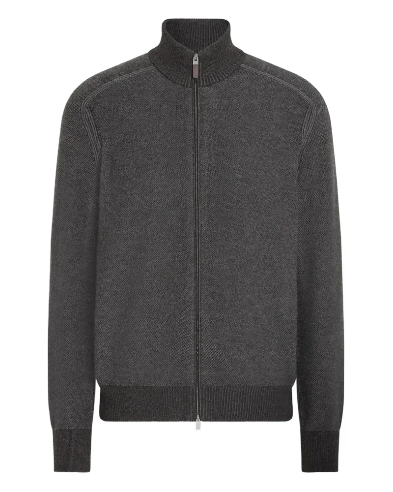 Ermenegildo Zegna Cardigan mit Reißverschluss - Grau Grau