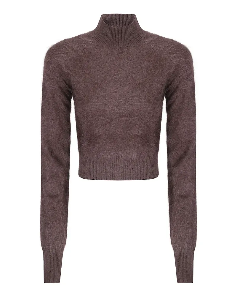 SPORTMAX high-neck cashmere sweater - Braun Braun