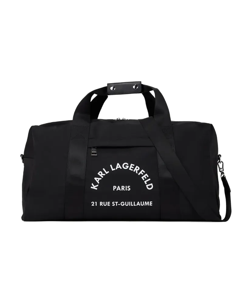 Karl Lagerfeld Rue St-Guillaume Reisetasche - Schwarz Schwarz