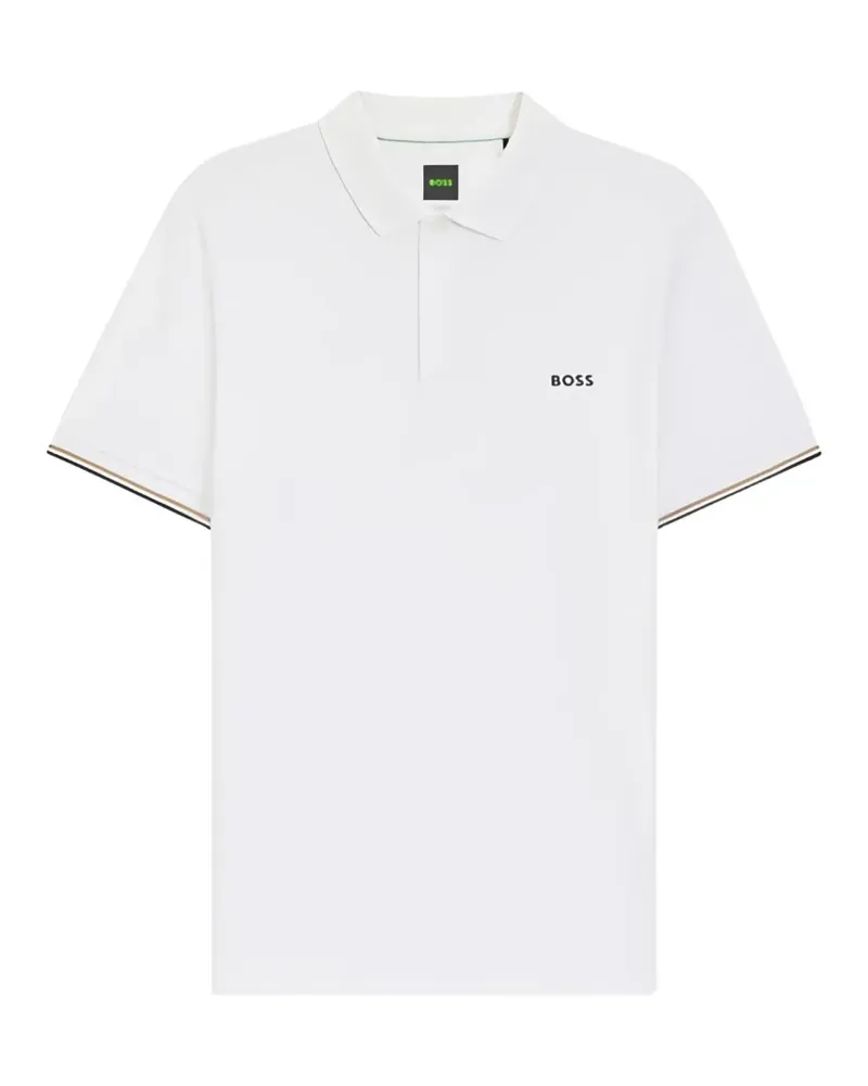 HUGO BOSS Poloshirt mit Logo - Weiß Weiß