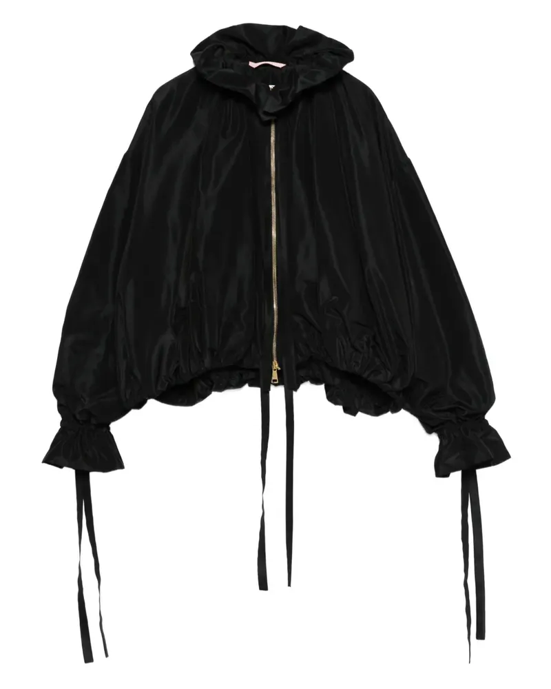 Vivetta Jacke mit Rüschen - Schwarz Schwarz