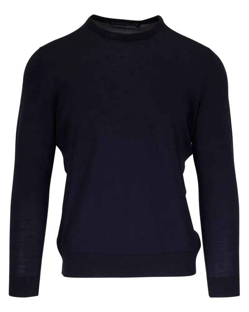 Kiton Pullover mit rundem Ausschnitt - Blau Blau