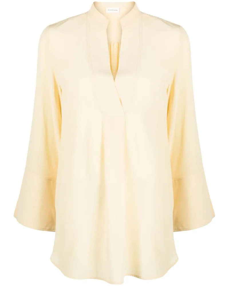 By Malene Birger Bluse mit Glockenärmeln Gelb