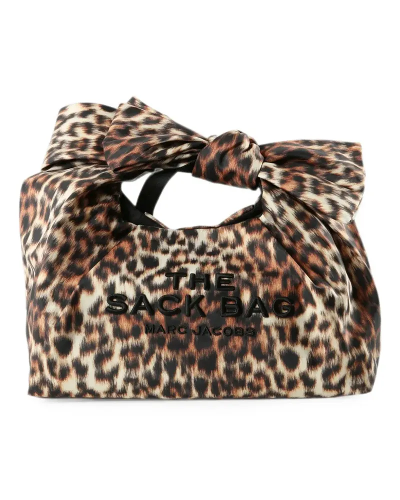 Marc Jacobs The Sack Tote Bag mit Leopardenprint - Braun Braun