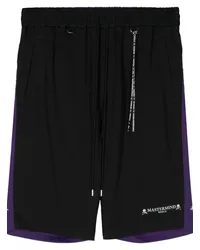 Mastermind World Joggingshorts in Colour-Block-Optik Schwarz