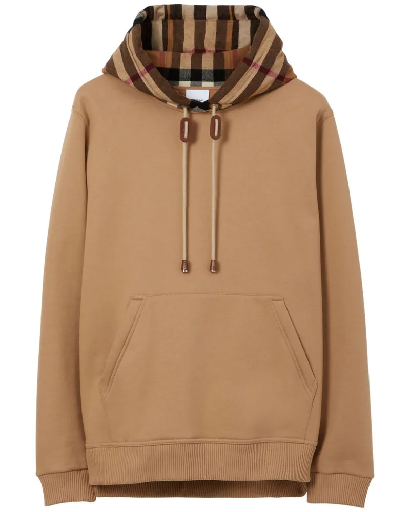 Burberry Hoodie mit Vintage-Print Braun