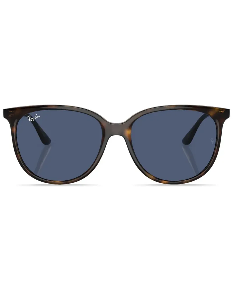 Ray Ban Eckige Sonnenbrille in Schildpattoptik - Grün Grün