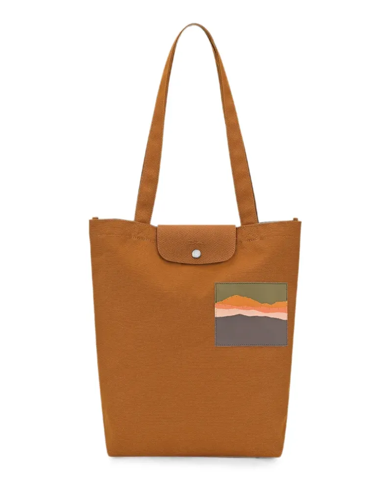 Longchamp x Caroline Hélain M tote bag - Braun Braun