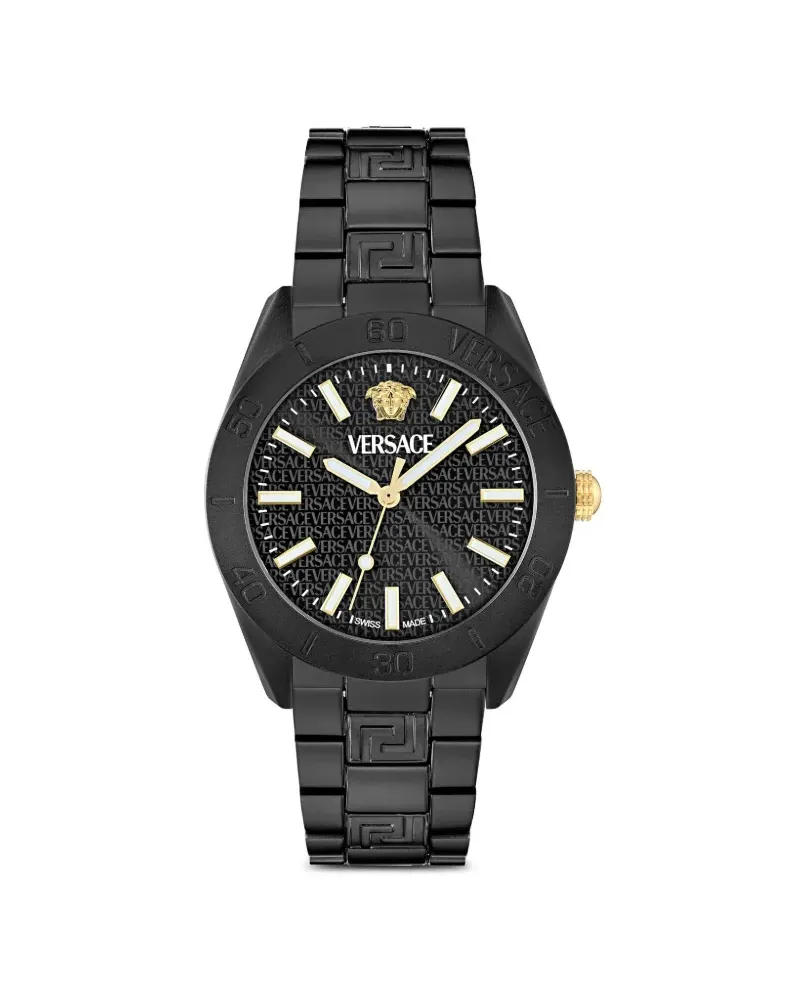 Versace Dome 42mm - Schwarz Schwarz