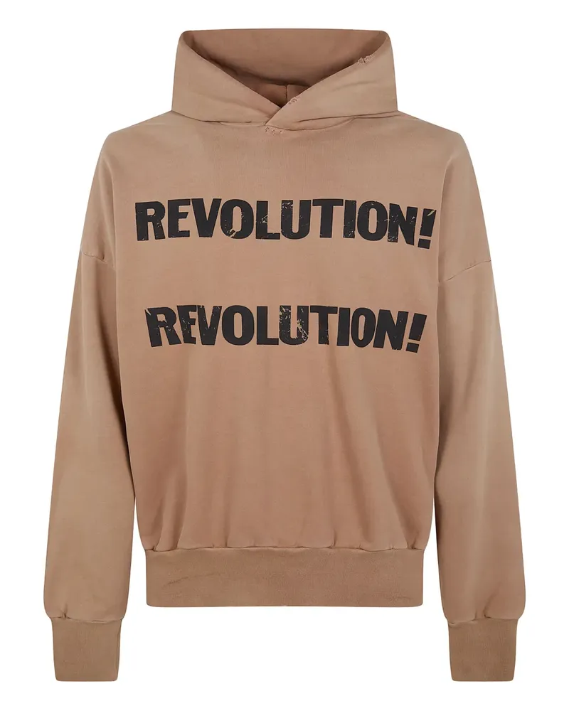 Fear of God graphic hoodie - Nude Nude