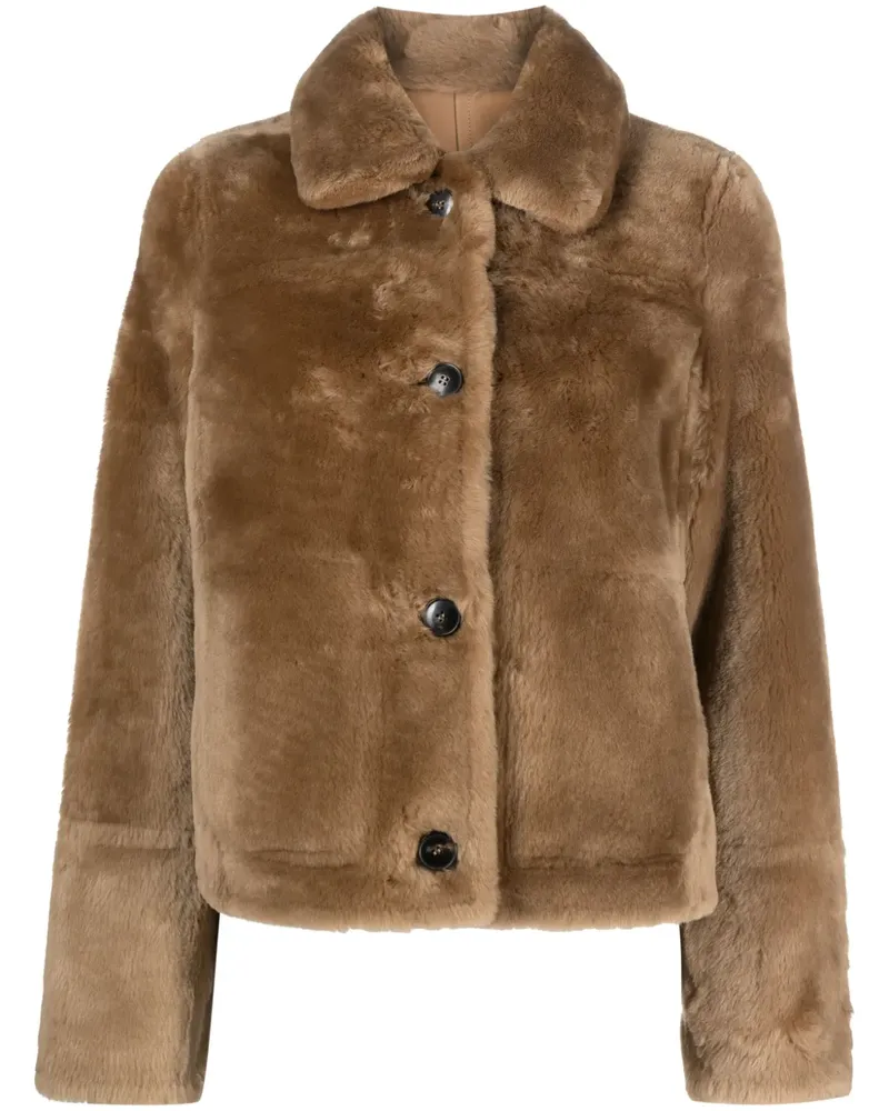 Yves Salomon Wendbare Jacke - Nude Nude